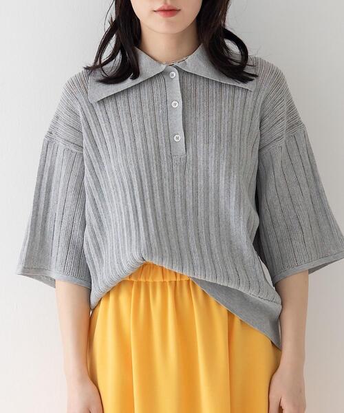 CITEN（シテン）の「＜CITEN（シテン）＞シア―クロシェビッグカラー