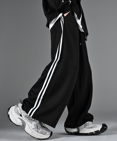 line track wide slacks / ライントラックワイドスラックス（その他