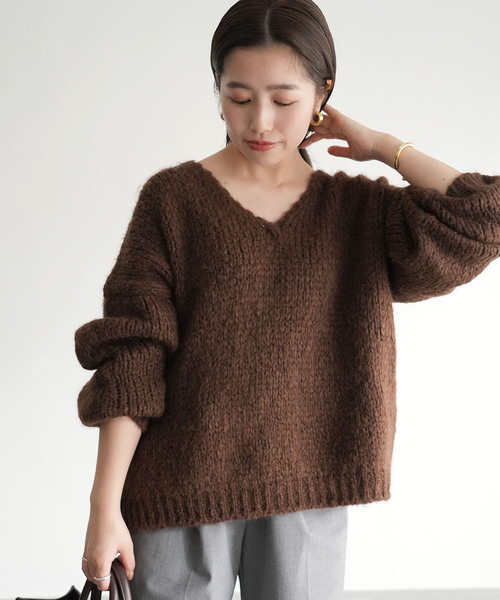 SLOBE IENA（スローブイエナ）の「【TRICOTS JEAN MARC】SLOBE別注 V
