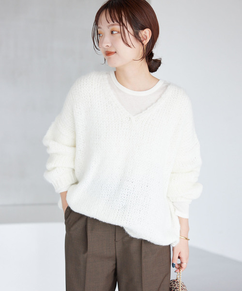 SLOBE IENA（スローブイエナ）の「【TRICOTS JEAN MARC】SLOBE別注 V