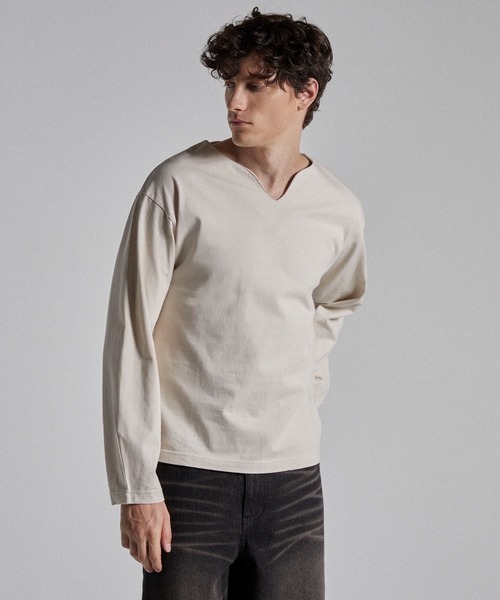 Parts Lab.】Basic Cotton Long Sleeved Tee / ベーシックコットン