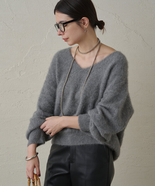LOUNGEDRESS（ラウンジドレス）の「FURカシミヤVニット（ニット