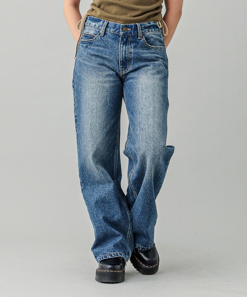 X-girl（エックスガール）の「LOW RISE DENIM PANTS（デニムパンツ