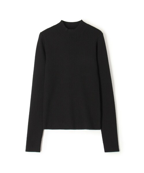 caban（キャバン）の「コットンカシミヤリブ モックネックプルオーバー