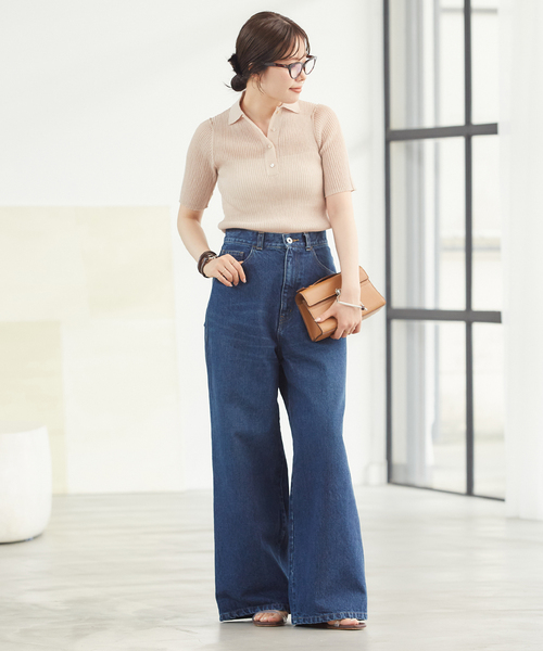 plage（プラージュ）の「SLACKS デニム（デニムパンツ）」 - WEAR