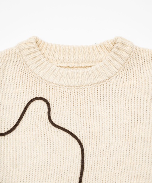 nuance tape line knit/ニュアンステープラインニット（ニット