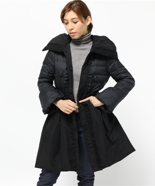 TO BE CHIC（トゥー ビー シック）の「フリルタフタダウンコート