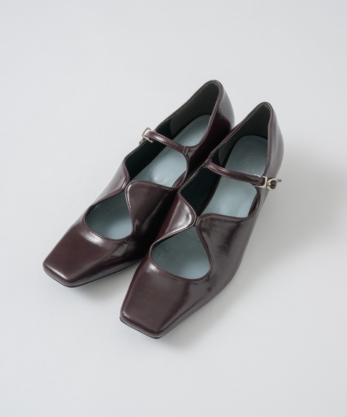 square toe maryjane pumps / スクエアトゥ メリージェーン パンプス