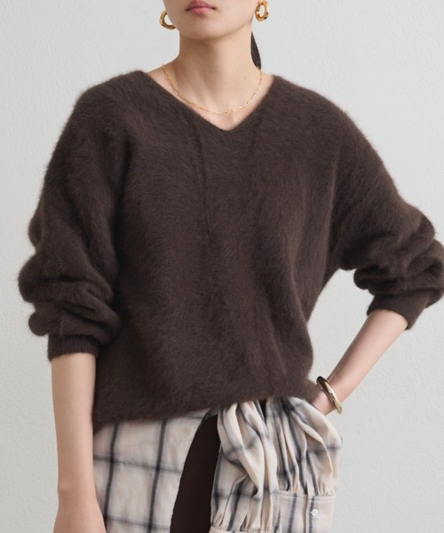 LOUNGEDRESS（ラウンジドレス）の「FURカシミヤVニット（ニット