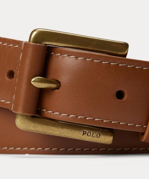 カーフスキン ドレス ベルト（ベルト）｜POLO RALPH LAUREN（ポロ