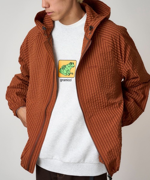 セール】NORTHSIDE PLAID HOODED JACKET｜ノースサイドプラッド