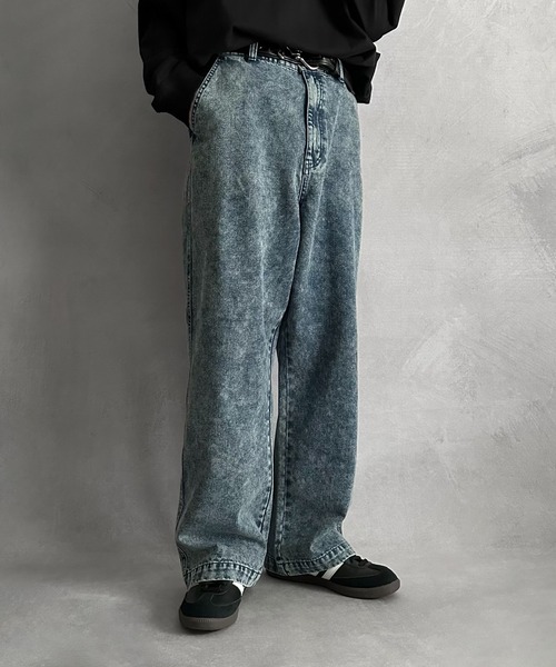 SERACE（セラス）の「【SERACE】Loose silhouette vintage denim wide