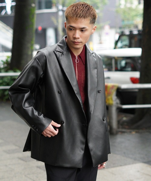 Jieda（ジエダ）の「【JIEDA / ジエダ】FAKE LEATHER DOUBLE TAILORED