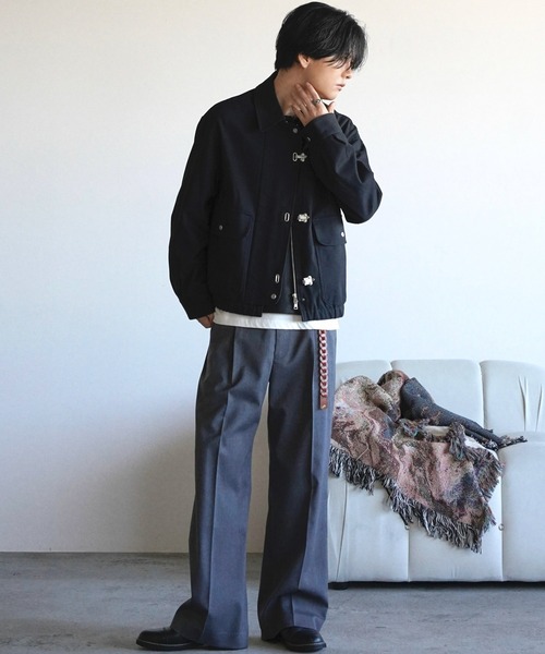 METAL TOGGLE TWILL DECK BLOUSON（ブルゾン）｜WYM LIDNM（ウィム
