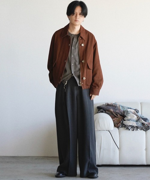 METAL TOGGLE TWILL DECK BLOUSON（ブルゾン）｜WYM LIDNM（ウィム