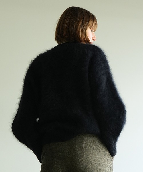 CLANE（クラネ）の「BULKY SLEEVE ANGORA KNIT TOPS（ニット/セーター