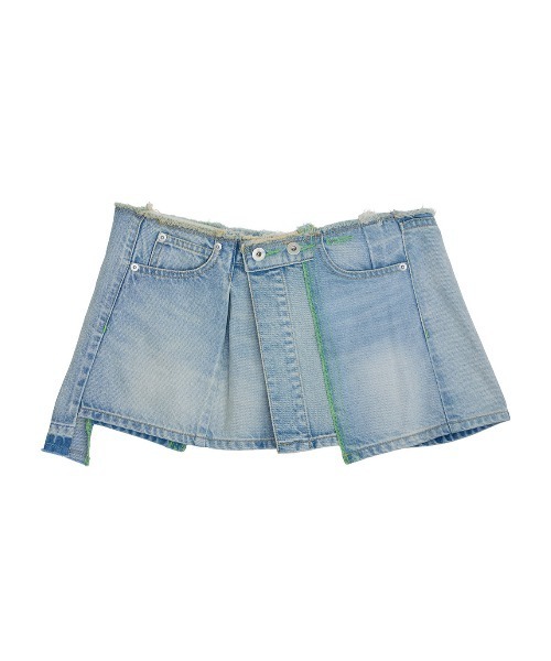 NEON STITCH REMAKE DENIM BELT（ベルト）｜Ameri（アメリ）の