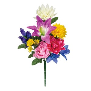 MAGIQ リリーミックスブッシュ L60×W34cm FMV24147-zzz仏花 造花の商品