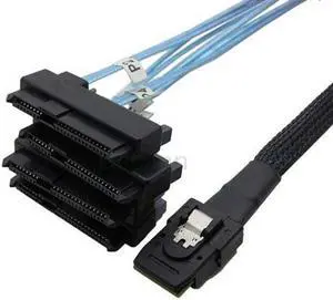 EnLabs SFF8482TOSATA 2.3ft SFF-8482 SAS to SATA Adapter Cable,SAS