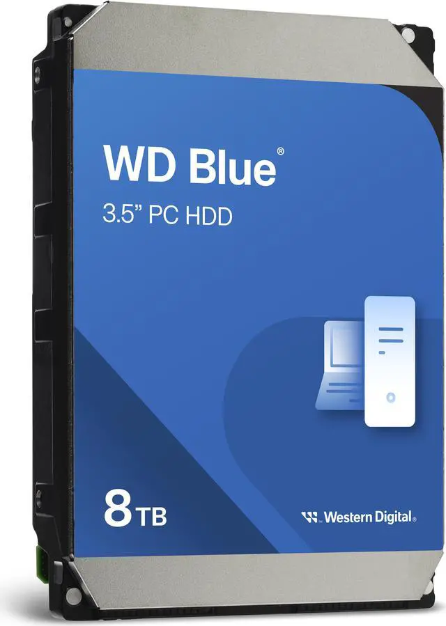 WD Blue 8TB Desktop Hard Disk Drive - 5640 RPM SATA 6Gb/s 256MB