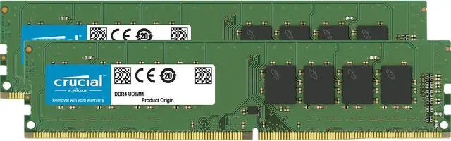 Crucial 32GB (2 x 16GB) 288-Pin PC RAM DDR4 3200 (PC4 25600