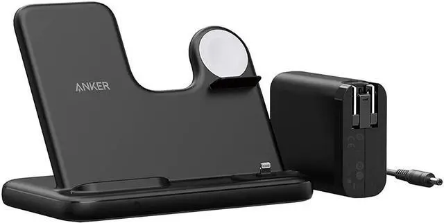 Anker 4-in-1 Wireless Charging Station, PowerWave 4-in-1 Stand