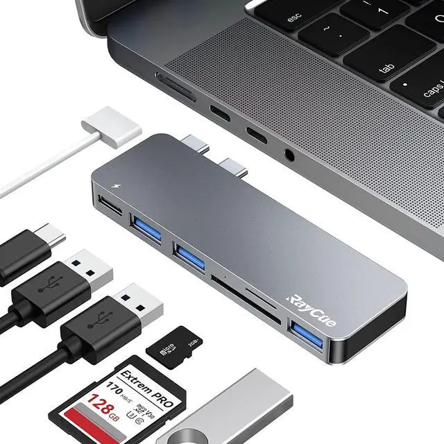 USB C Hub Adapters for MacBook Pro/MacBook Air M1 M2 2022 2021