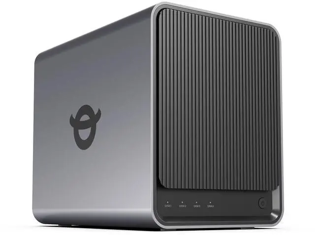 Yxk Zero1 4-Bay Desktop NAS, Quad-Core CPU, User-Friendly Home NAS