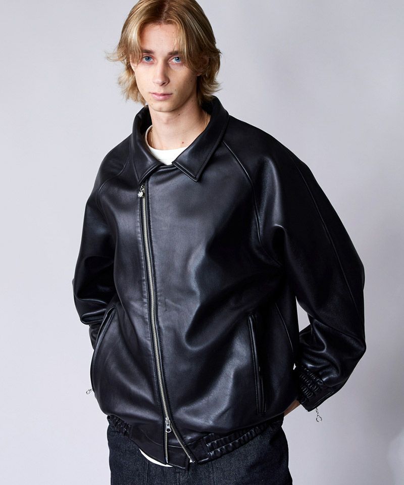 50%OFF【rehacer(レアセル)】Joint Sheep Riders JKT ライダースレザー