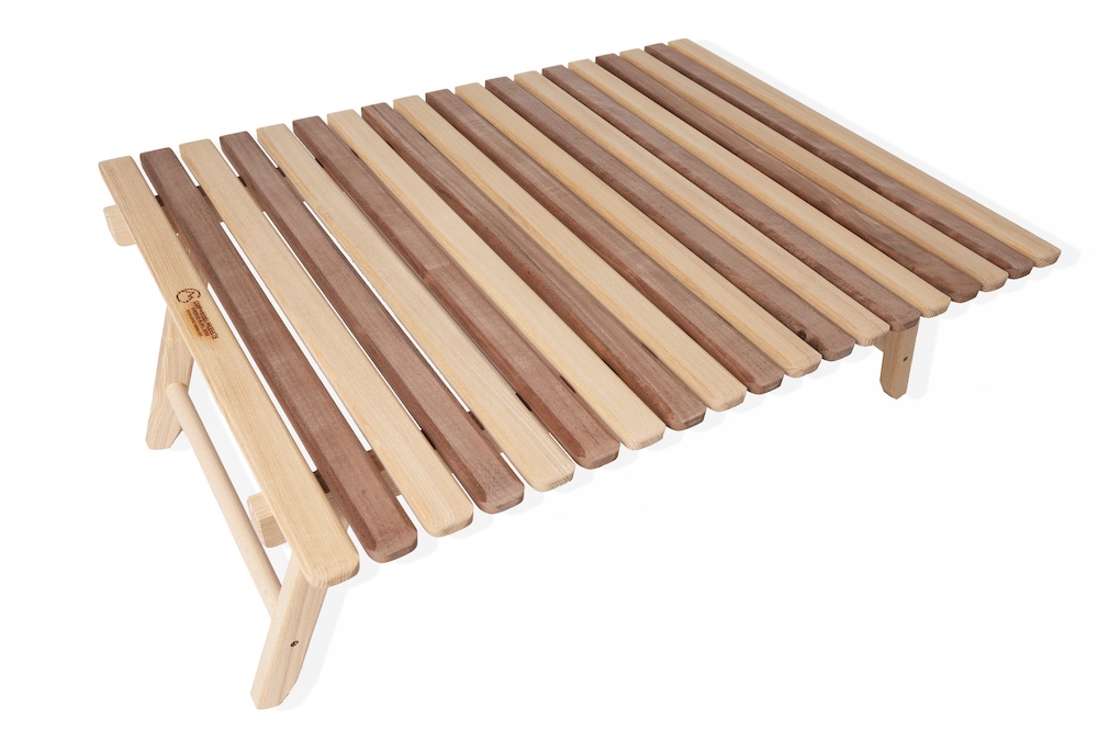 CAMP MANIA PRODUCTS / COMPACT ST TABLE (L) walnut mix | CAMP MANIA