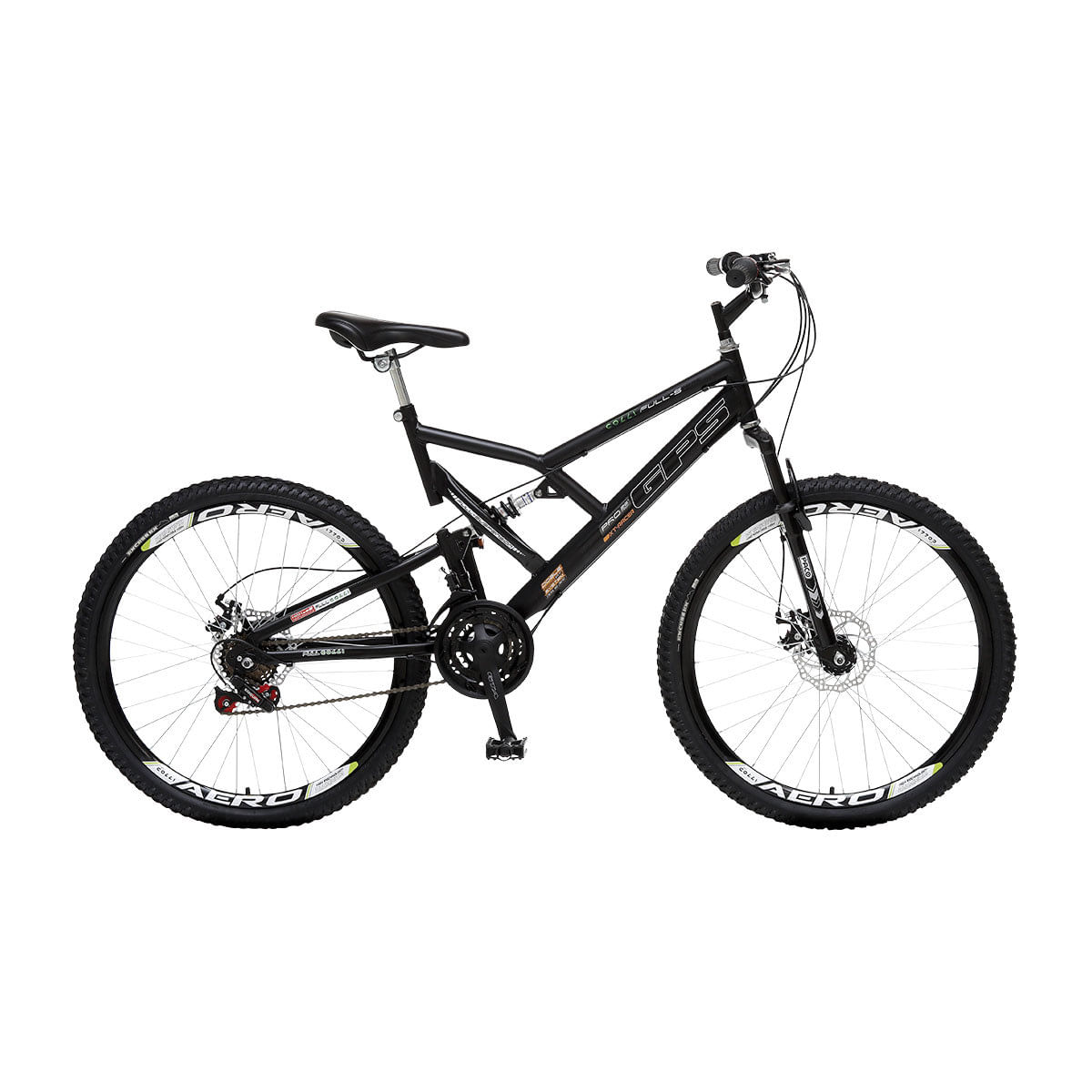 Bicicleta Mountain Bike Aro 26 Colli Bike 21 Marchas GPS Full