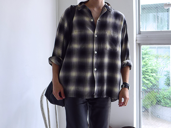 1960s Vintage Pilgrim Rayon Shirt ヴィンテージピルグリム製オンブレ