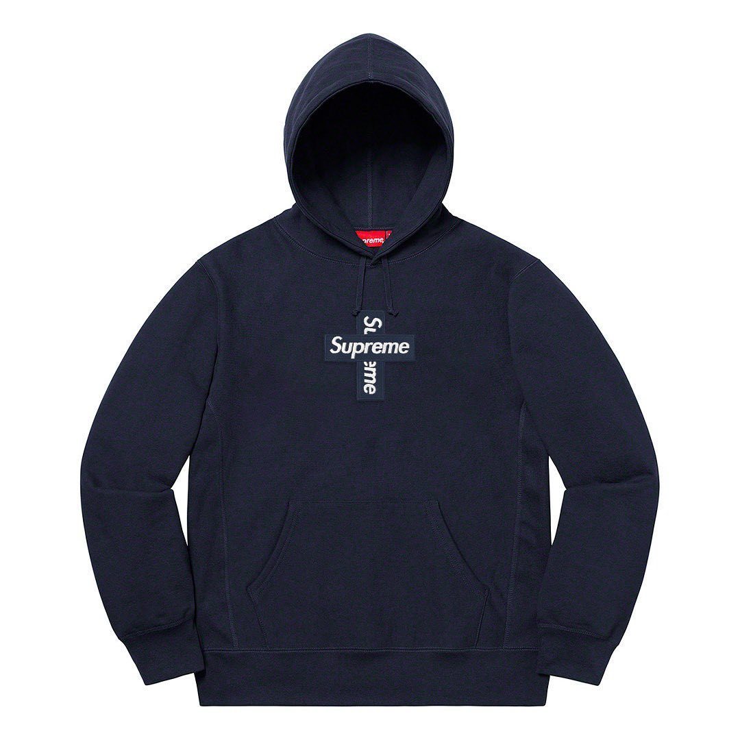 FW20 Supreme Cross Box Logo Hooded Sweatshirt - ボックスロゴ