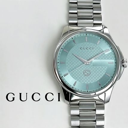ブルー（青）系 GUCCI(グッチ) 腕時計(メンズ) - ブランド通販のBUYMA
