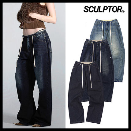 ブルー（青）系 M SCULPTOR(スカルプター) デニム・ジーパン