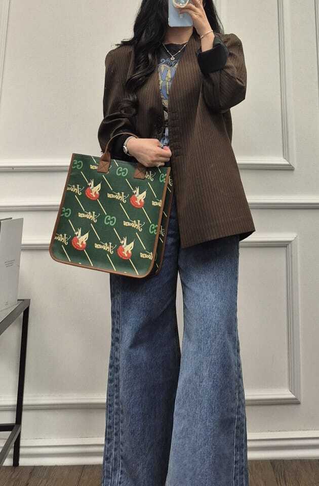グッチ トートバッグ GUCCI JETSONS GREEN 550763 (GUCCI/子供用トート