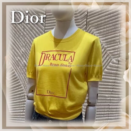 イエロー（黄色）系 Dior(ディオール) ニット・セーター(レディース