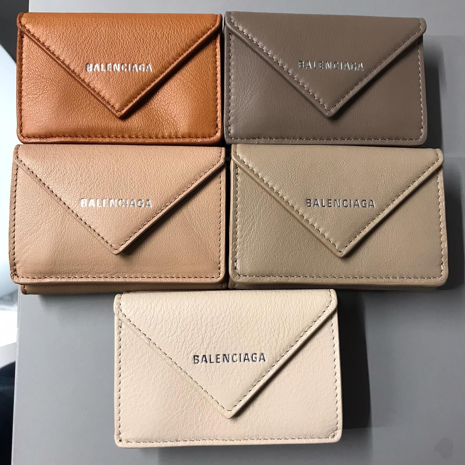 新色【BALENCIAGA】ペーパー ミニウォレット (BALENCIAGA/折りたたみ