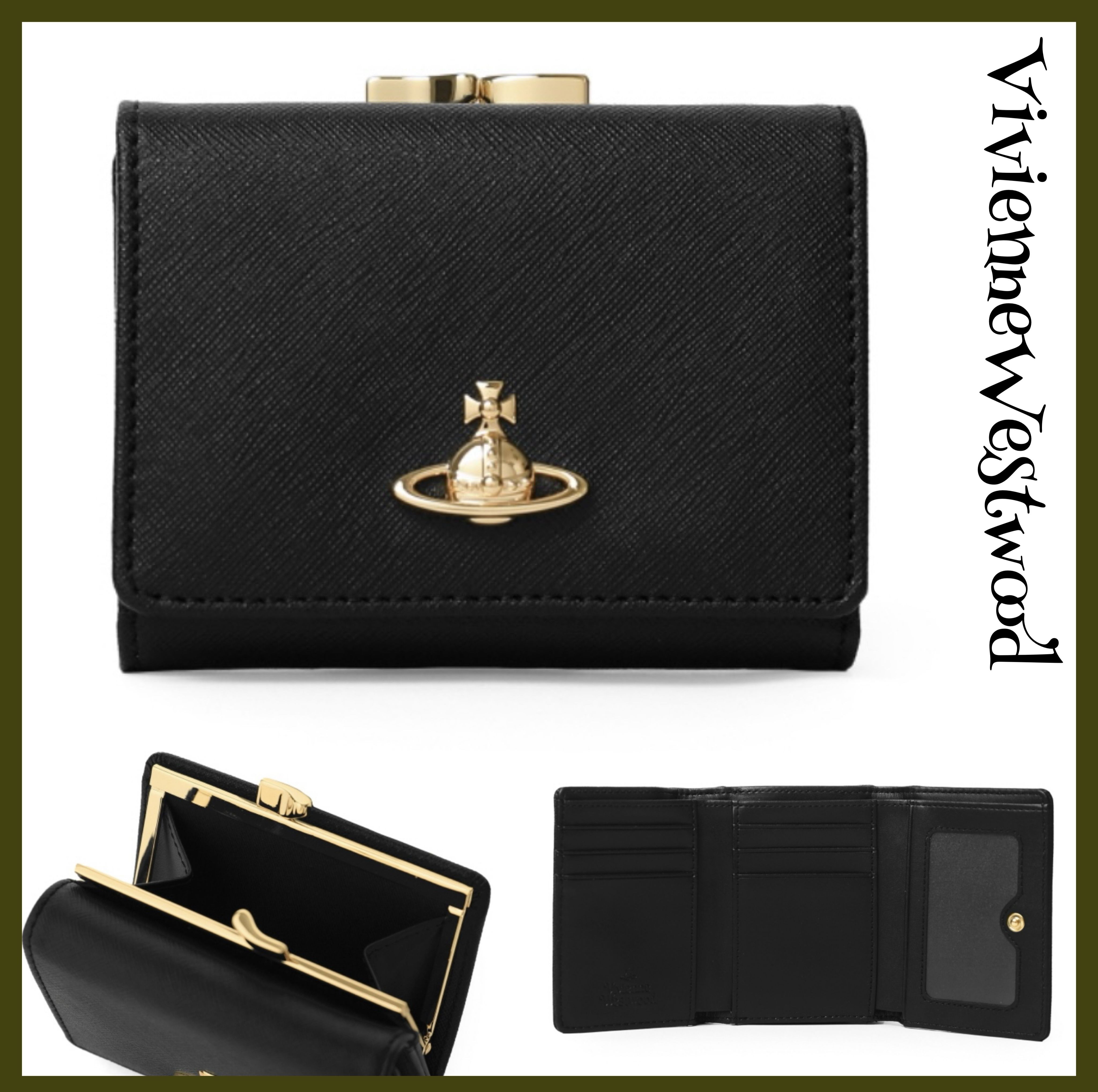 ☆Vivienne Westwood☆ ORBロゴ スモール 折りたたみ財布 (Vivienne