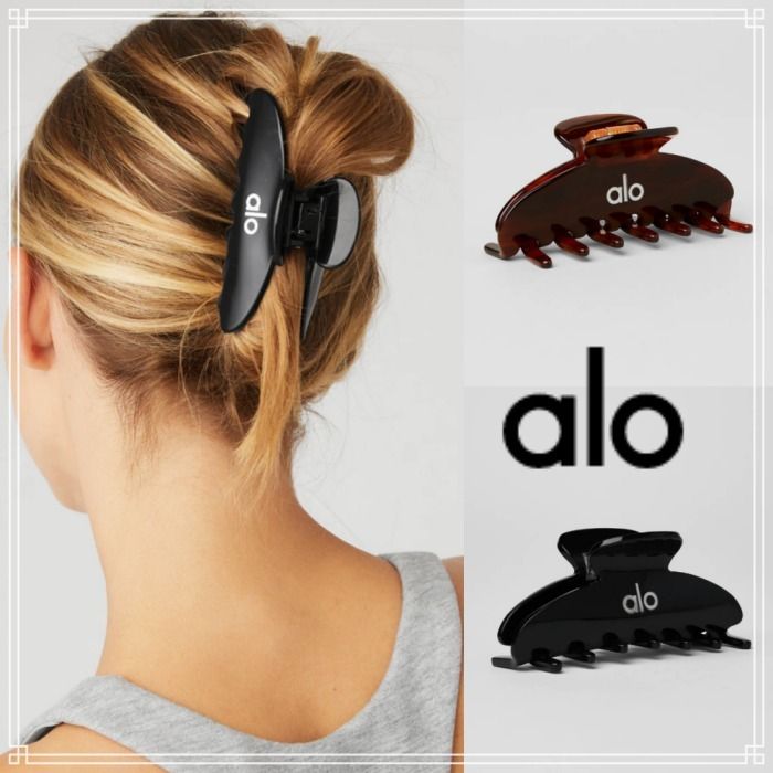 ALO Yoga】90'S ヘア クリップ 2色 (ALO Yoga/フィットネス