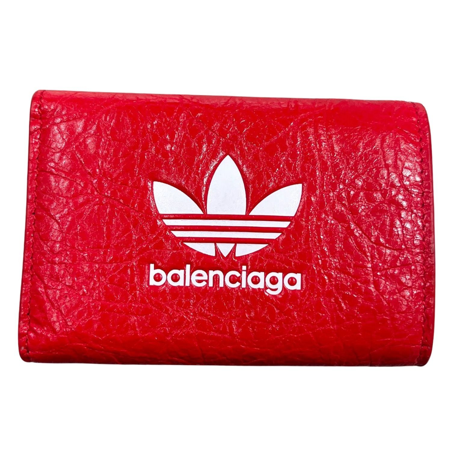 BALENCIAGA Adidas バレンシアガ 三つ折りミニウォレット 721893