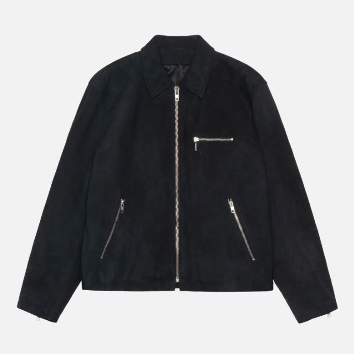 ☆関税込☆Stussy☆BING JACKET SUEDE☆ (STUSSY/ジャケットその他