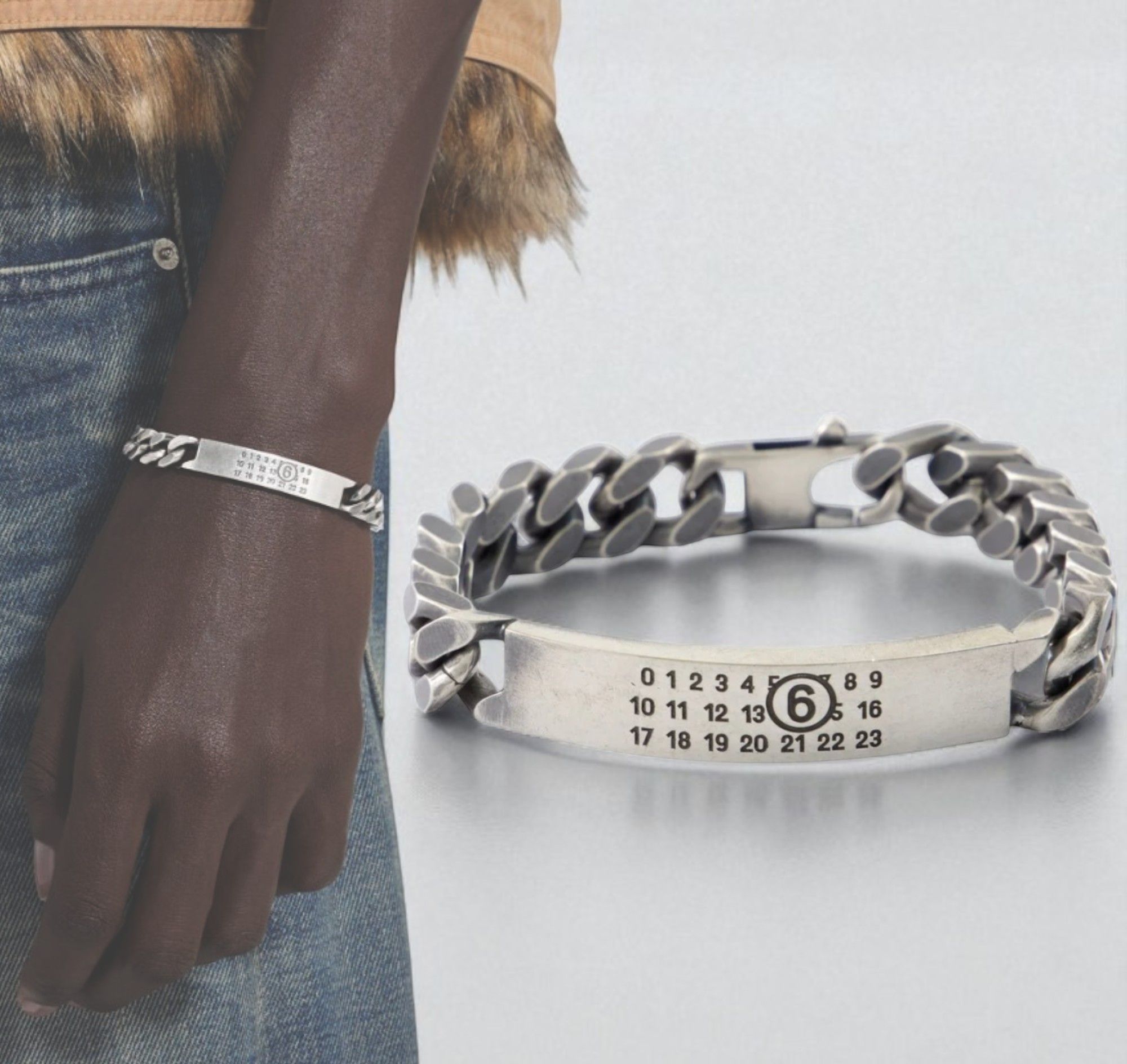 MM6 Maison Margiela》 チェーンブレスレット/関税込み (MM6 Maison