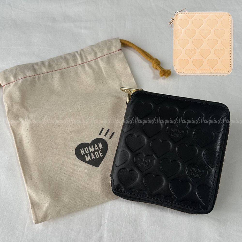 ヒューマンメイド HUMAN MADE レザー ジップ ウォレット (HUMAN MADE