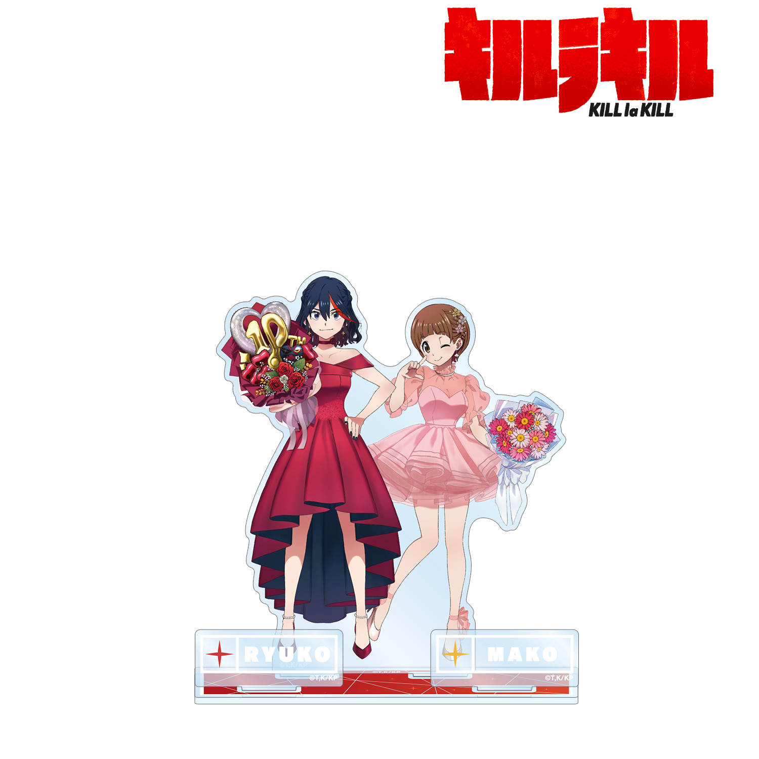 キルラキル_描き下ろし 纏 流子&満艦飾 マコ 10周年 ドレスアップver