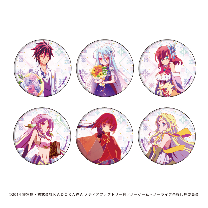 ノーゲーム・ノーライフ_缶バッジ02/BOX(全6種)(公式&描き下ろし