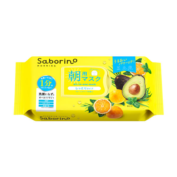 Saborino サボリーノ 目ざまシート N 32枚 朝用シートマスク BCL