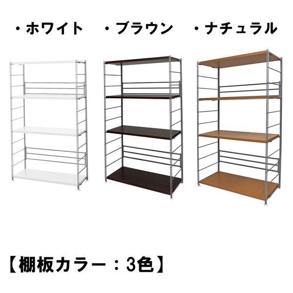 日本住器工業 木棚スチールラック ハイタイプ 幅630×奥行380×高さ