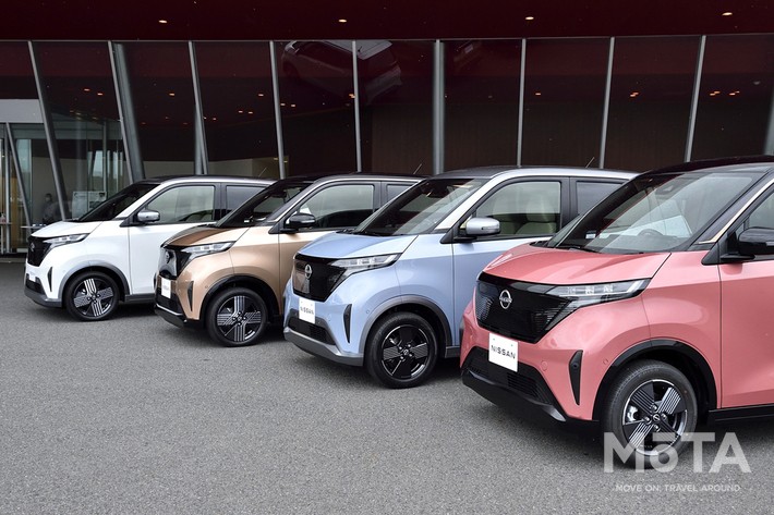 全15色！ 話題の軽EV!! 日産 新型サクラのカラーバリエーションを全部