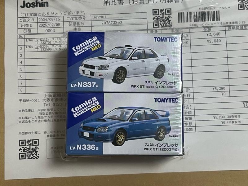 TOMYTEC(トミーテック) 【LV-N336a スバル インプレッサ WRX STi（青